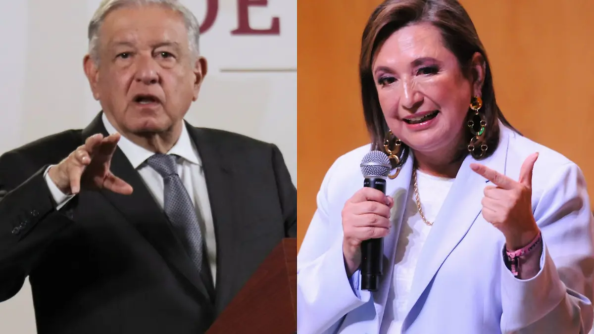 AMLO y Xóchitl Gálvez